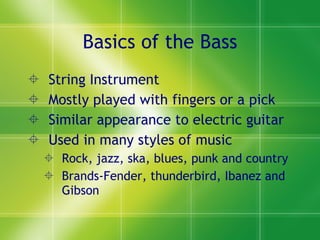 Bass | PPT