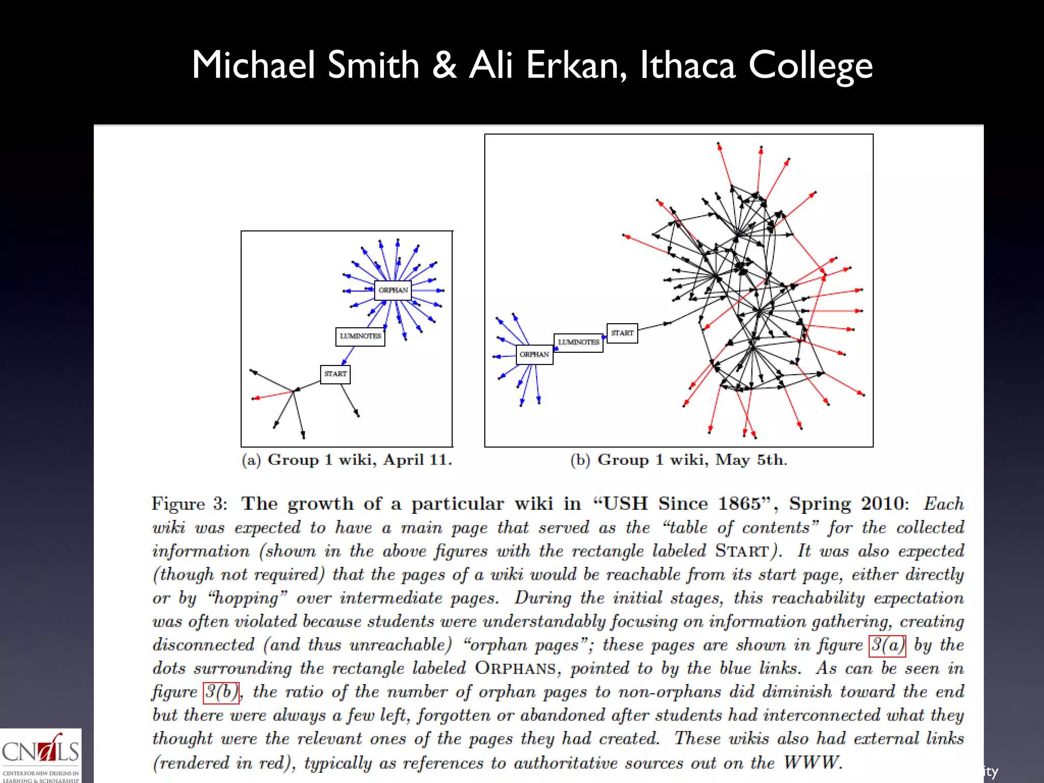 Michael Smith & Ali Erkan, Ithaca College 