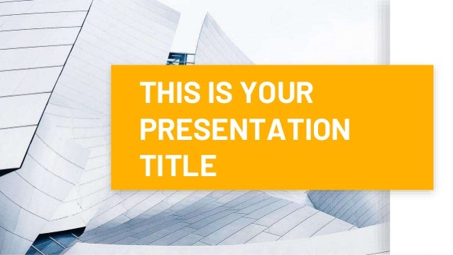 THIS IS YOUR
PRESENTATION
TITLE
 