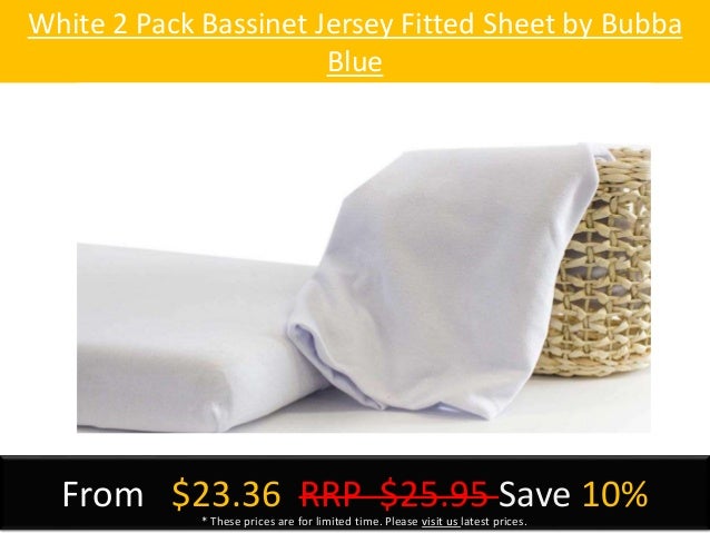 bubba blue bassinet fitted sheet