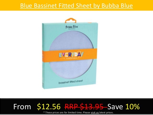 bubba blue bassinet fitted sheet