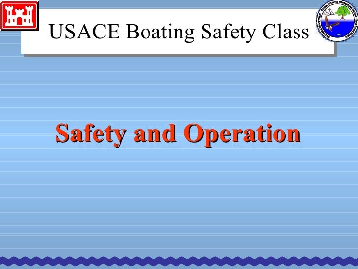 Boaters Safety Slideshow 1