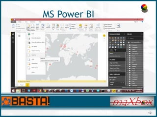 12
MS Power BI
 