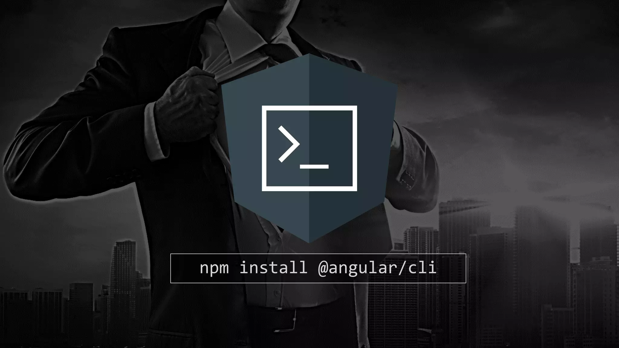 npm install @angular/cli
 