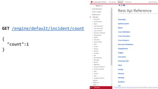 GET /engine/default/incident/count
{
"count":1
}
 