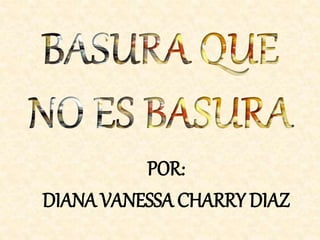 POR:
DIANA VANESSA CHARRY DIAZ
 