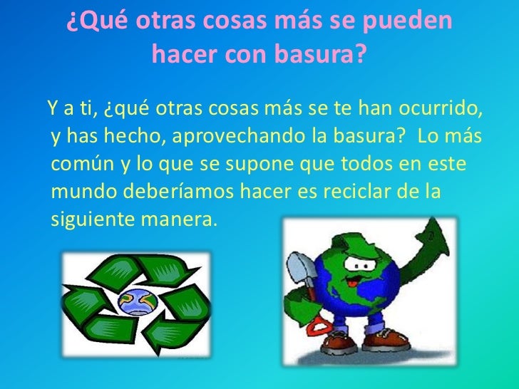 Basura orgánica e