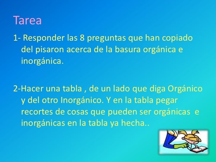 Concepto De Basura Organica E Inorganica Pdf