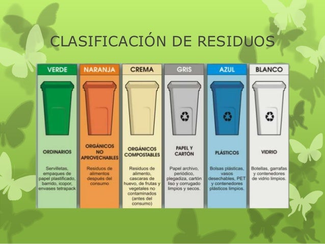 La basura en su lugar proyecto.