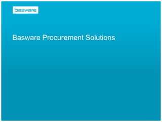 Basware Procurement Solutions
 