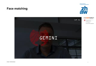 Zürcher Fachhochschule
7
Face matching
 