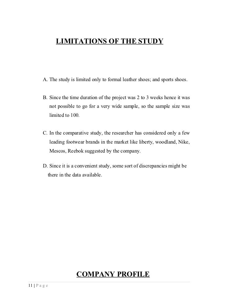 project report on bata shoes