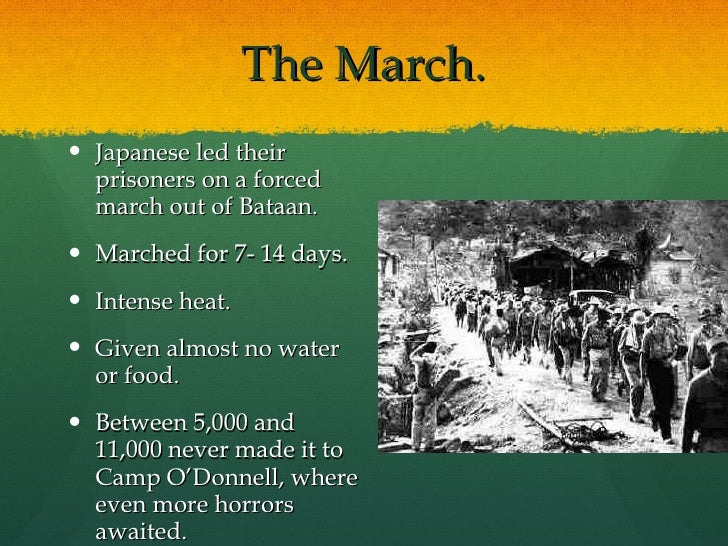 a study of the bataan death march Map of the bataan death march regan, mike “bataan death march – case study” voiceseducationorg np nd web 22 apr 2013. a study of the bataan death march Map of the bataan death march regan, mike “bataan death march – case study” voiceseducationorg np nd web 22 apr 2013.
