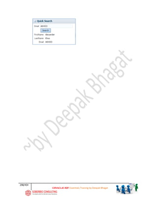 298/454
ADF Essentials Training by Deepak Bhagat
 