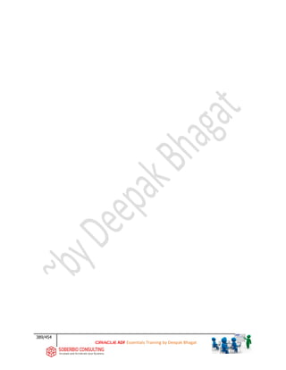 389/454
ADF Essentials Training by Deepak Bhagat
 
