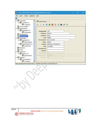88/454
ADF Essentials Training by Deepak Bhagat
 