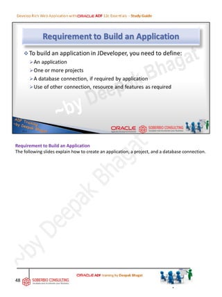 Oracle ADF Tutorial/Training Study Guide | PDF