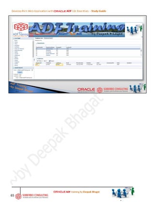 Oracle ADF Tutorial/Training Study Guide | PDF