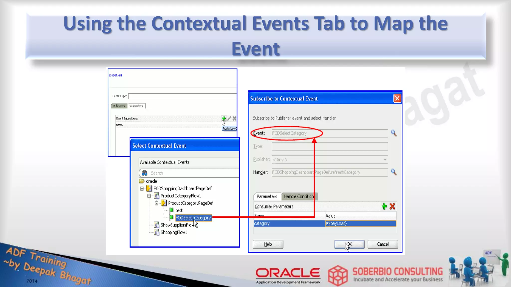 Using the Contextual Events Tab to Map the Event 