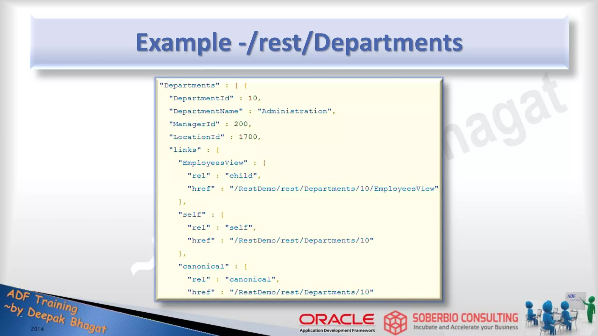 Example -/rest/Departments 