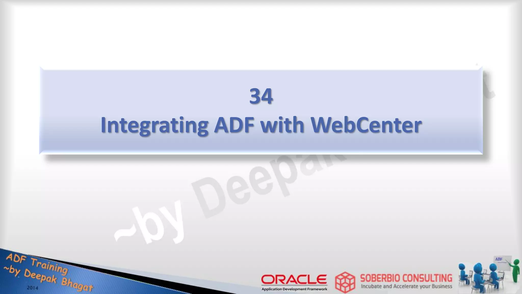 34 Integrating ADF with WebCenter 