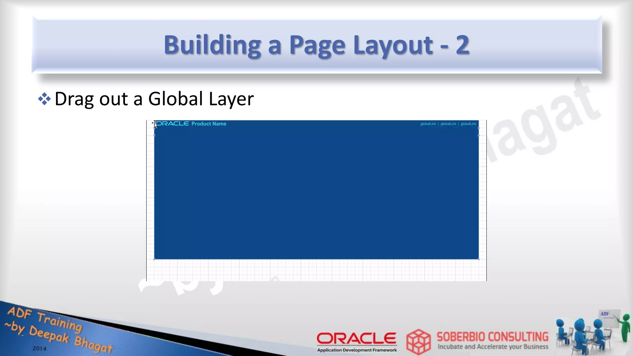 Building a Page Layout - 2 Drag out a Global Layer 