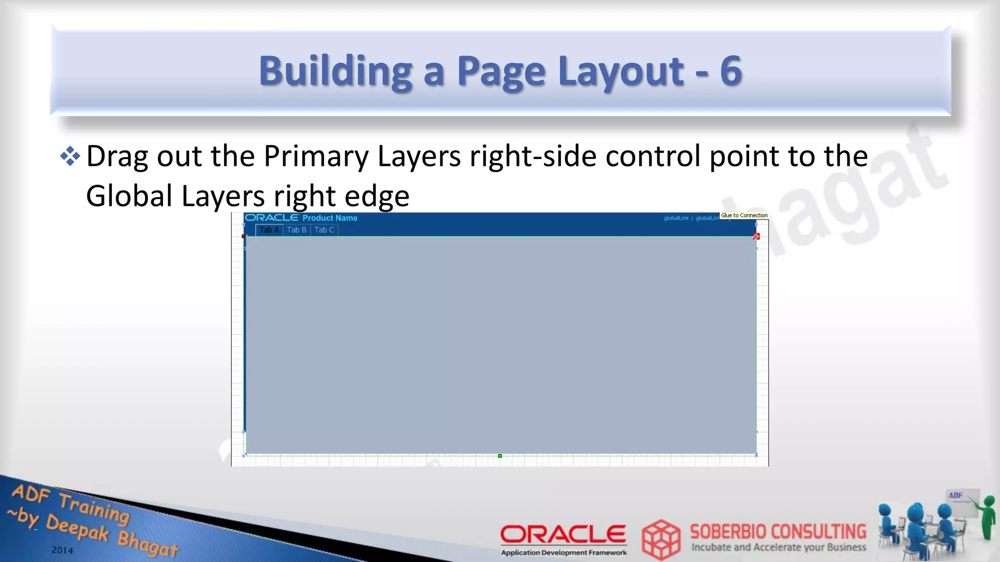 Building a Page Layout - 6 Drag out the Primary Layers right-side control point to the Global Layers right edge 