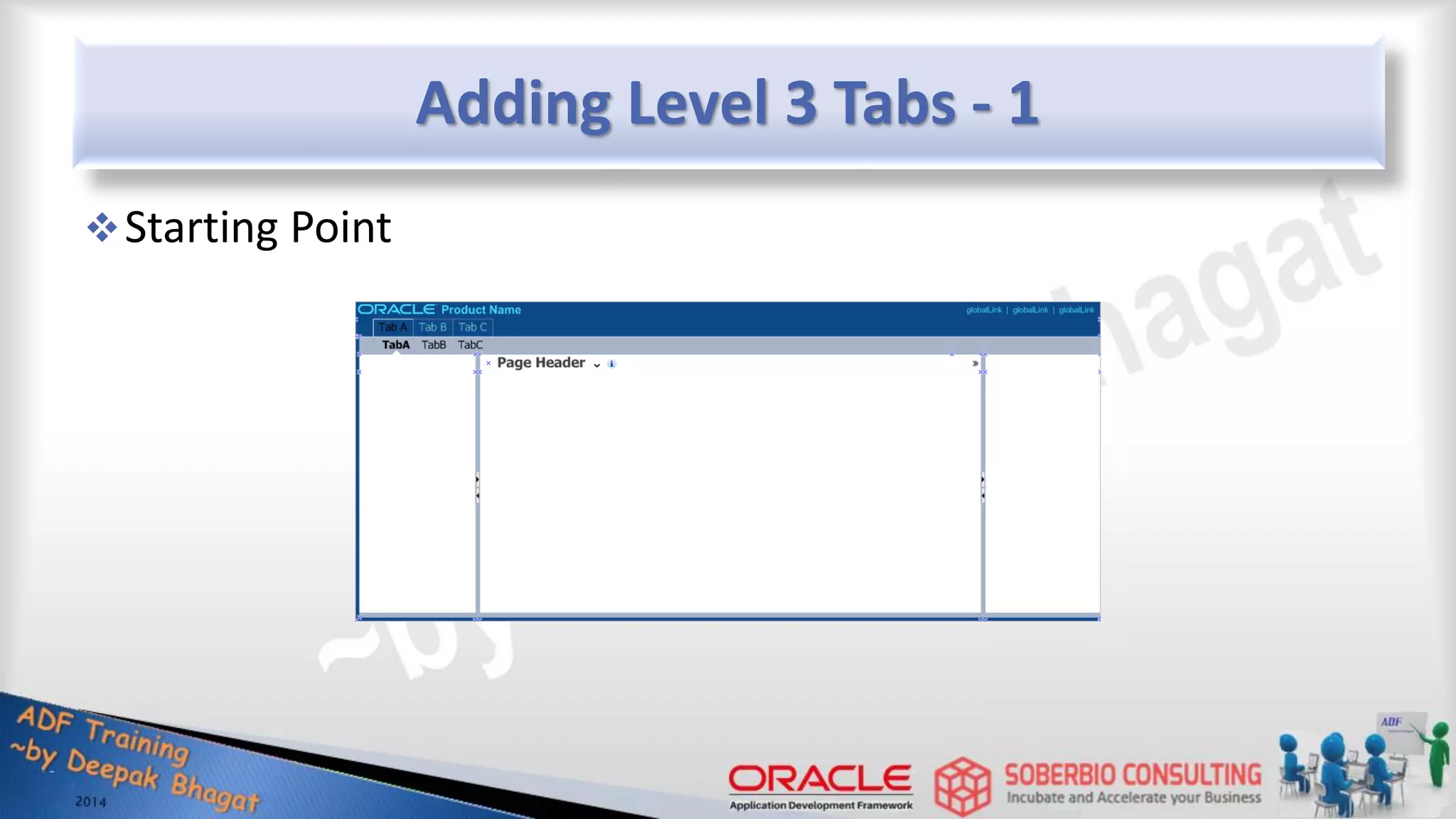 Adding Level 3 Tabs - 1 Starting Point 