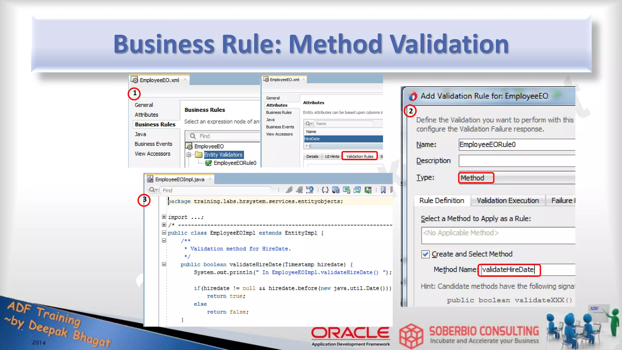 Business Rule: Method Validation 1 2 3 