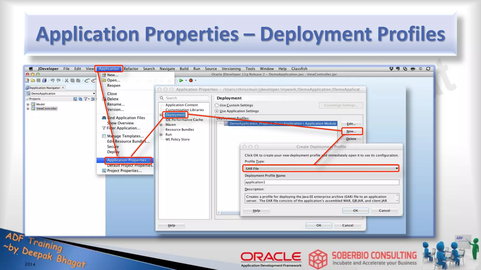 Application Properties – Deployment Profiles 