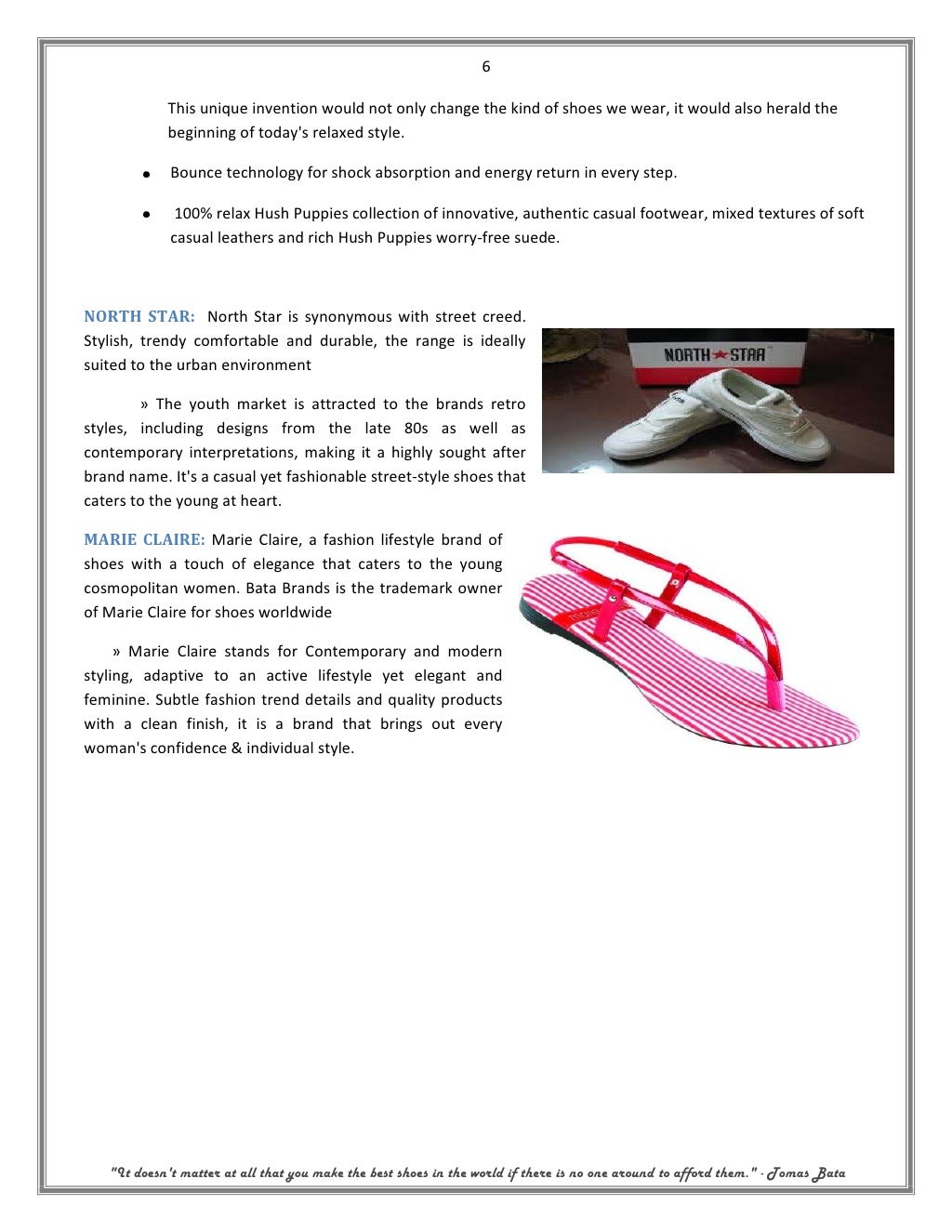Bata company profile pdf image