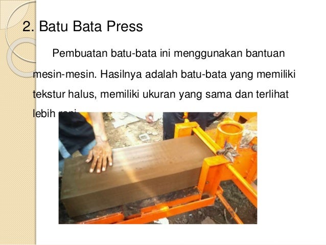 Konstruksi bahan bangunan Bata, Batako, Beton