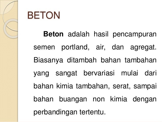 Konstruksi bahan bangunan Bata, Batako, Beton