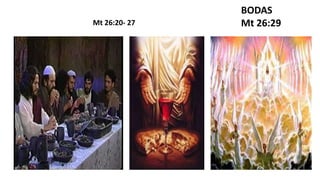 Mt 26:20- 27
BODAS
Mt 26:29
 