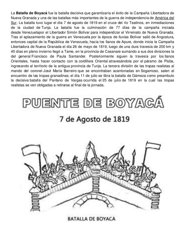 Batalla De Boyaca