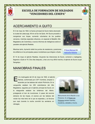 Batalla de pichincha