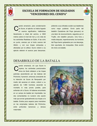 Batalla de pichincha