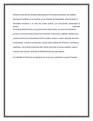 Batalla de pichincha