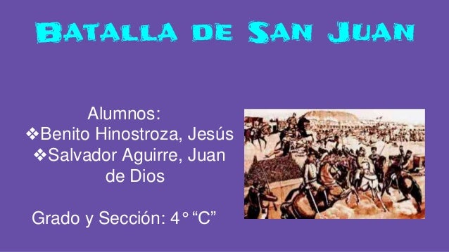 Batalla de san juan