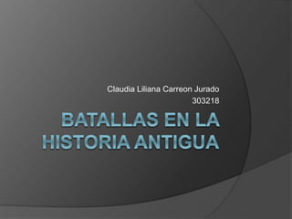 Claudia Liliana Carreon Jurado
303218
 