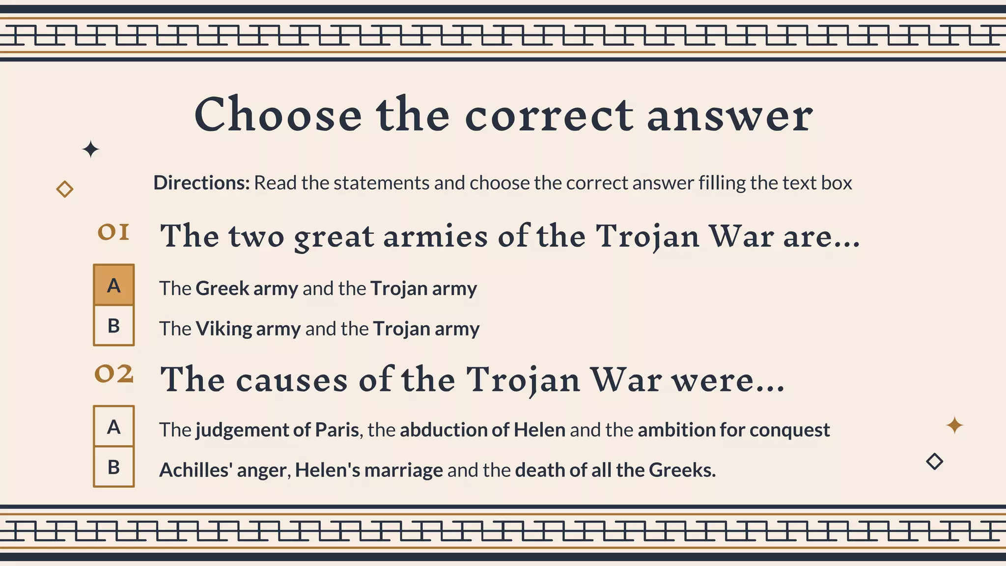 BATALLAS GRIEGAS.pptx | Chemistry | Science