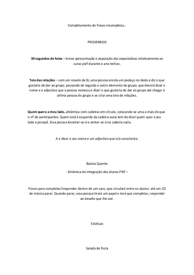 Dinamica de apresentacao rapida