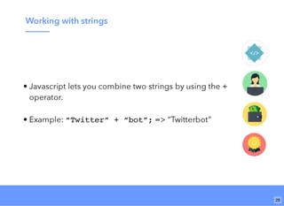 Wi-Fi: TGS Guest
Pass: tgsvisitor384
bit.ly/tf-twitter-js
28
 
