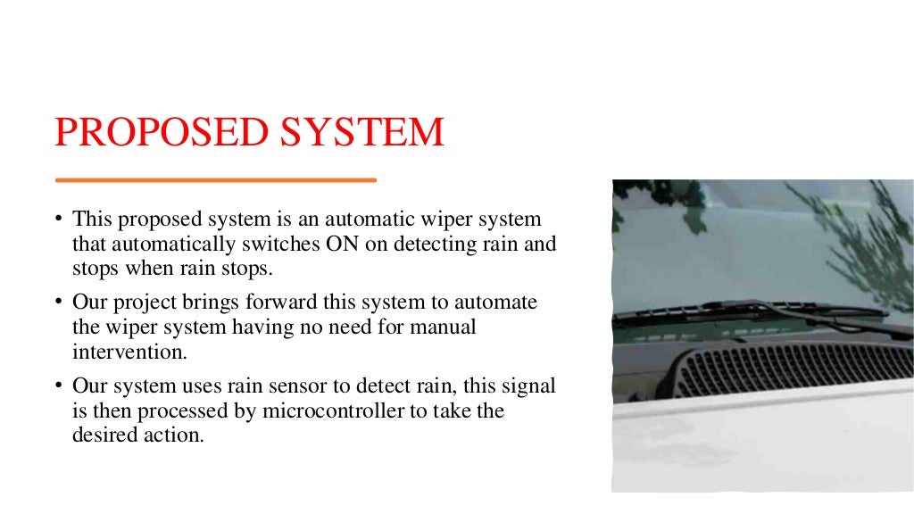 RAIN SENSING AUTOMATIC CAR WIPER BY GADDAM SANJAY