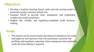 Credit Risk Assessment Using Machine Learning Techniques” | PPTX