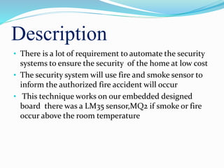 wireless security control system and sensor network for smoke and fire ...