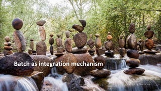 Batch as integration mechanism
 