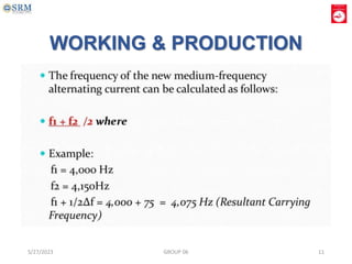 WORKING & PRODUCTION
5/27/2023 GROUP 06 11
 