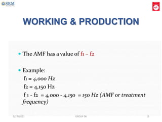 WORKING & PRODUCTION
5/27/2023 GROUP 06 13
 