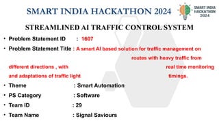 A smart AI based solution for traffic management on routes with heavy ...